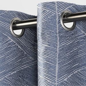 Project 62 Blue Diamond Triangle Geometric Blackout Curtains Set Of 2 50”x84”